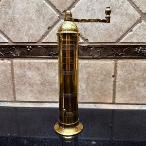 Vintage Brass Pepper Grinder